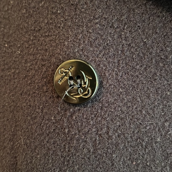 GUC Preston & York Double Breasted Wool Navy Pea Coat - Picture 8 of 8